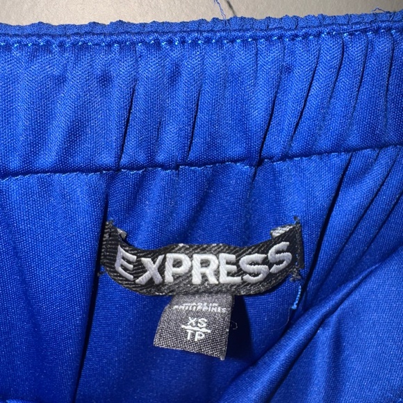 Express Royal Blue Strapless Dress Size XS - Picture 2 of 2